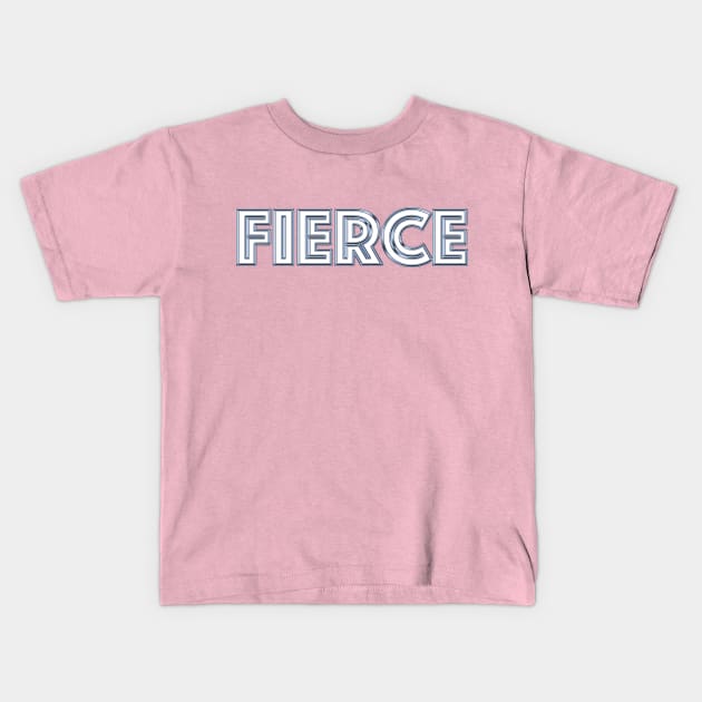 Fierce kickass Kids T-Shirt by LittleBean